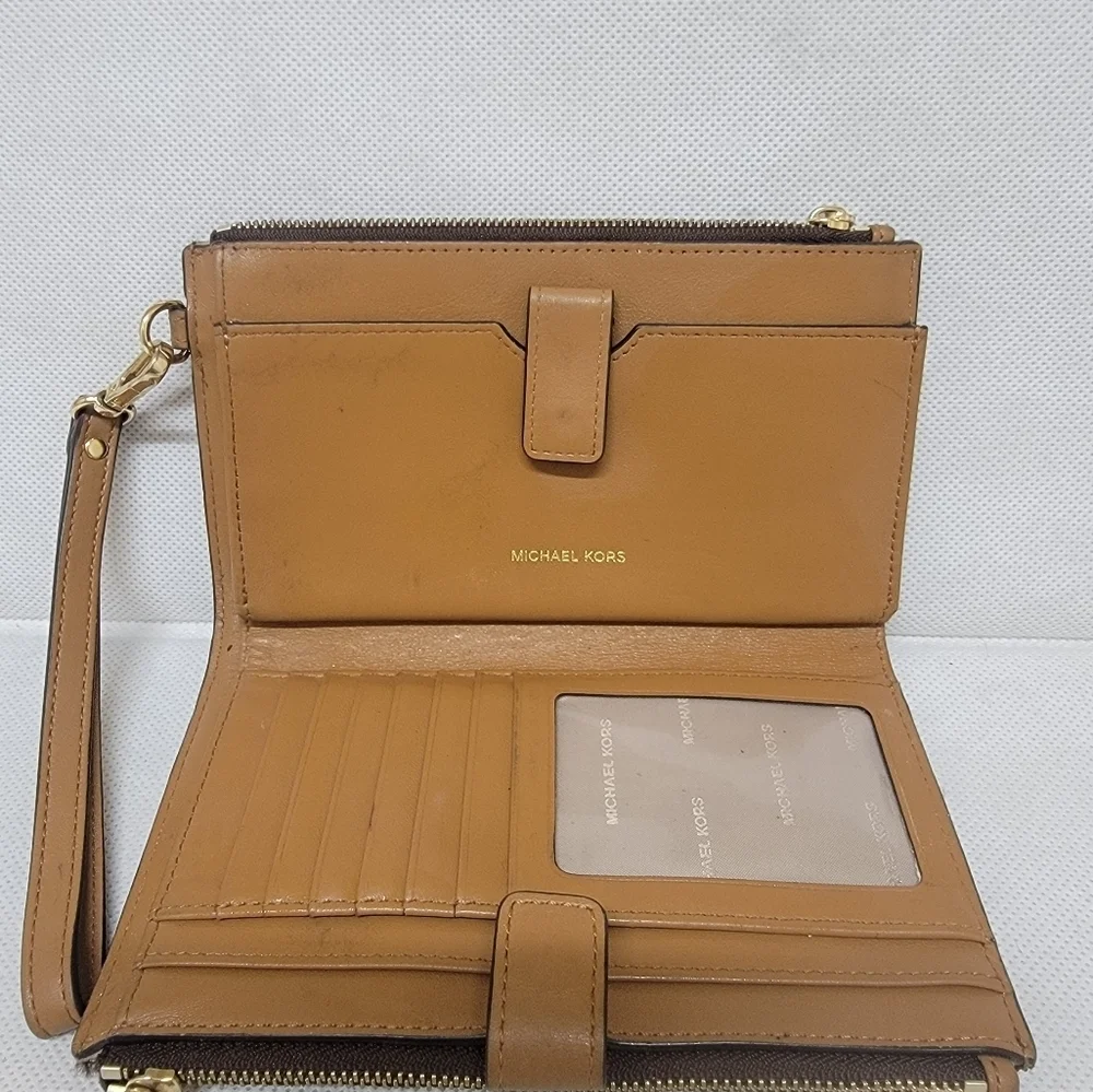 MICHAEL‎ KORS LEATHER WALLET CLUTCH